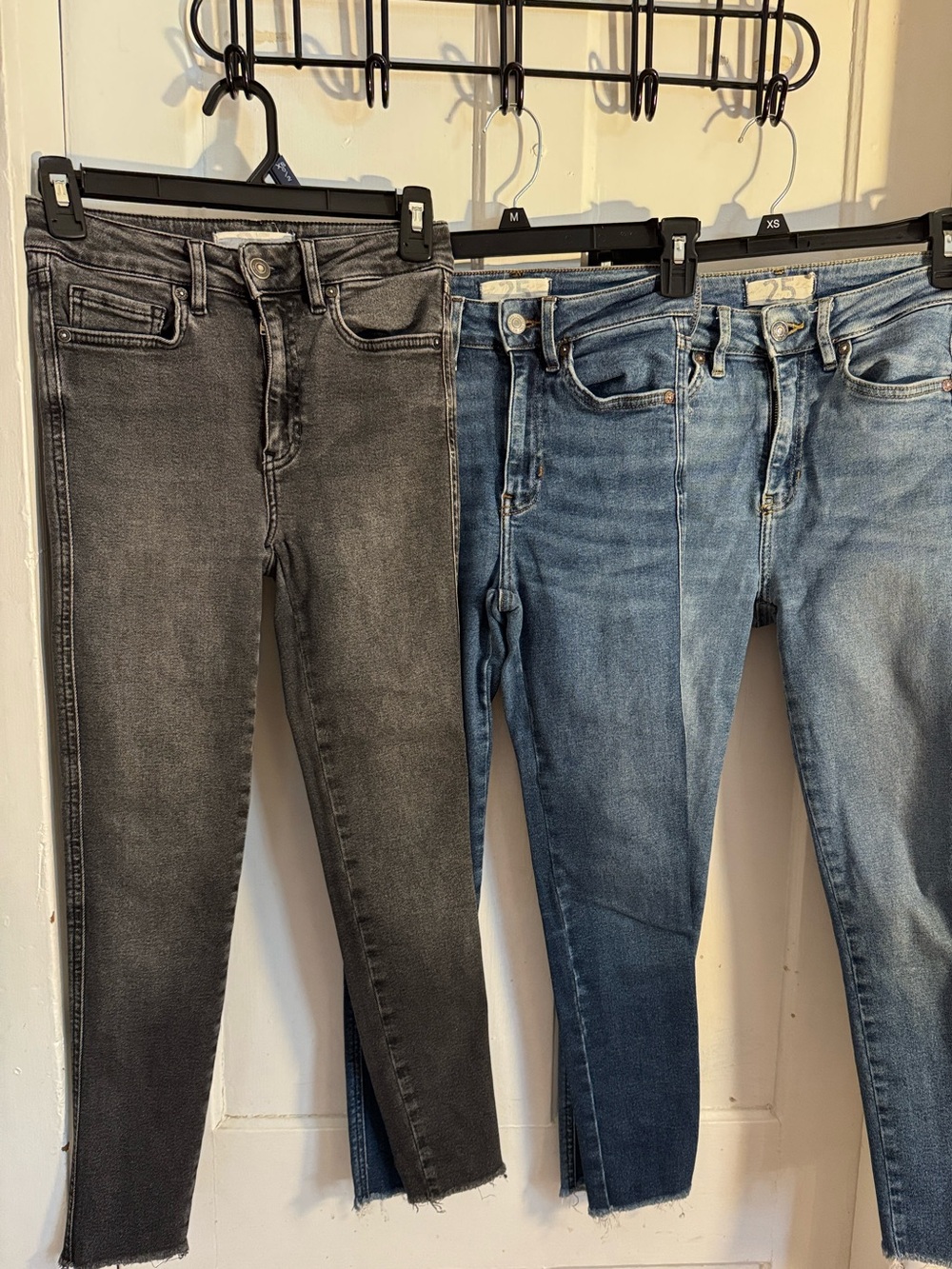Free people raw hem high rise jegging size 24